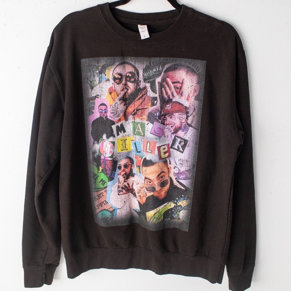 Mac Miller  Tour Crew Neck Size Large Various Mac Miller Pictures